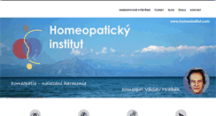 Desktop Screenshot of homeoinstitut.com