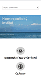 Mobile Screenshot of homeoinstitut.com